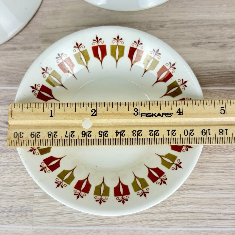MCM Syracuse Syralite Bowls Set of 4 Captain's Table Dessert Berries 4.5